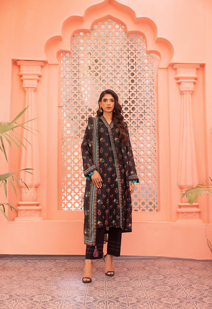 Lakhany 3 Piece Printed Lawn Suit
